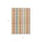Homeroots 3' X 5' Peach Ivory And Orange Plaid Washable Indoor Outdoor Area Rug 613981 - alternate 7
