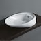 Whitehaus Collection Britannia Oval Above Mount Basin with Single Faucet Hole Drill B-BO12 - alternate 4