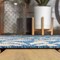 Jonathan Y Zinnia Modern Floral Textured Weave Navy/Aqua 8 ft Round Indoor/Outdoor Area Rug SMB110C-8R - alternate 3