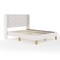 Martha Stewart Carmy Queen Upholstered Platform Bed, Tufted Wingback Headboard and Cushioned Siderails TW-B2503T-Q-WH-MS - alternate 7
