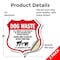 Signmission Dog Poop Shield Sign Dog Waste Is A Thre, 6 inch X 6 inch, Vinyl Decal, 2PK SHI-D-2PACK-6-374 - alternate 4