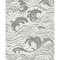 A-Street Prints Swell Charcoal Ocean Wave Wallpaper 4172-27510 - alternate 1