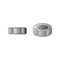 Hillman Hex Nut 3/4 in Zinc Dichromate Steel USS Zinc Dichromate 180418 - alternate 2