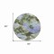 Homeroots 8' Olive Green And Fern Green Round Floral Washable Indoor Outdoor Area Rug 611080 - alternate 2