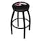 Holland Bar Stool Co 30" Blk Wrinkle Southern Illinois Swivel Bar Stool, Accent Ring L8B2B30SouIll - alternate 1