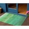 Homeroots 3' X 5' Green And Mint Green Abstract Washable Indoor Outdoor Area Rug 618142 - alternate 1