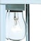 Homeroots White Hanging Glass Lantern Wall Light 398558 - alternate 3