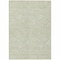 Homeroots 10' X 14' Artichoke Green And Ivory Floral Washable Indoor Outdoor Area Rug 594604 - alternate 6