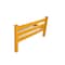 Homeroots Yellow Solid Wood Queen Bed Frame 546893 - alternate 5