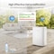 Edendirect 120 pt. 6500 sq.ft. Dehumidifier in White with Bucket, Smart Humidity Control, Washable Filter ZR-PD120K - alternate 4