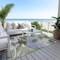 Homeroots 10' X 14' Olive Green And Fern Green Floral Washable Indoor Outdoor Area Rug 611083 - alternate 6