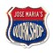 Signmission Jose Maria's Workshop, 6 inch X 6 inch, Plastic Sign, 2PK SHI-P-2PACK-6-489-JOSE MARIA - alternate 1