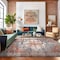 World Rug Gallery Traditional Distressed Washable Non Slip Area Rug 3 ft x 5 ft Multi WR65MULTI3X5 - alternate 4