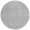 Homeroots 8' Gray Silver And Ivory Round Floral Washable Indoor Outdoor Area Rug 582346 - alternate 5