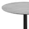 Flash Furniture 31.25" RD Tabletop, Seamless Surface Technology, Gray Faux Concrete, 22x22 Black Table Height X-Base ST-RD31-CMGY-T2222-GG - alternate 2