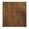 Sartodoors Sliding Closet Double Bi-fold Doors 96 x 96 inches, Ego 5010 Cognac Oak Veneer, Sturdy Tracks Mold EGO5010DBF-DKO-96x96 (4* 24x96) - alternate 1