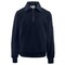 Game Workwear Quarter-Zip Sweatshirt, 80/20 Cotton/Polyester Super Weight Fleece, 7 in Molded Zipper, Navy, S 8070 - alternate 3