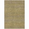 Homeroots 9' X 12' Sage And Gold Striped Washable Indoor Outdoor Area Rug 615636 - alternate 6