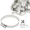 Everflow Stainless Steel Worm Drive Hose Clamps 1-1/4''- 3-1/2'' Adjustable SAE 48, 10PK 5748SSHCA - alternate 3