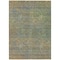 Homeroots 3' X 5' Green Gold And Charcoal Abstract Washable Indoor Outdoor Area Rug 588918 - alternate 4