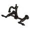 Kingston Brass Two-Handle Wall Mount Bridge Kitchen Faucet, Oil Rubbed Bronze KS2445PKL - alternate 1