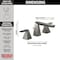 Delta Trillian: Two Handle Widespread Bathroom Faucet 35543-KS-PR-MPU-DST - alternate 4