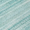 Homeroots 8' Aqua And Ivory Round Striped Washable Indoor Outdoor Area Rug 631475 - alternate 5