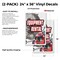 Signmission Equipment Rental, Vinyl Decals Only 24 Inch x 36 Inch, Vinyl Decal, 2PK DSB-2436-2PACK-Equipment Rental - alternate 2