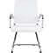 Leisuremod Benmar Modern Office Chair with Faux Leather Sled Base Task Chair & Arms BGO19WL - alternate 4