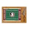 Picnic Time Family Of Brands NCAA Florida State Seminoles Football Field Icon Glass Top Cutting Board & Knife Set 910-00-505-174-0 - alternate 1