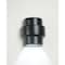 Luxury Lighting Fasciato 9 in Tall Ceramic Outdoor Wall Light, Matte Black Paint Finish 120-00-MBP-ud-7 - alternate 1
