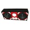 Deejay Led Loaded Box w/Two Despacito Heavy Duty 12-in Woofers One Horn and w/Two Bullet Tweeters RED TBH12RED - alternate 4