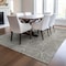 Homeroots 3' X 5' Gray Beige And Black Geometric Washable Indoor Outdoor Area Rug 577559 - alternate 6