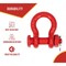 Mytee Products 10Pcs 1/2in Anchor Shackle Forged Carbon Steel w/Safety Screw Pin 4,000lbs WLL, 10PK SHACKLE-ANCHOR-BT-12x10 - alternate 6