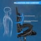 Yssoa Gaming Chair, Computer Chair with Footrest, Height Adjustable and 90 Deg-135 Deg Tilt Functio FNCHARGAME01BWFR - alternate 5