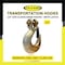Tie 4 Safe G70 1/2'' Clevis Slip Hooks Tow Chain Hook Flatbed Truck Trailer Tie Down, 2PK FH407-12-2 - alternate 4