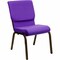 Flash Furniture Fabric Church Chair, Stackable, Purple XU-CH-60096-PU-GG - alternate 1