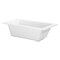 Kingston Brass 60" Acrylic Rectangular Drop-In Tub with Anti-Skid Surface, Glossy White VTPN603419T - alternate 1