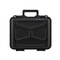 Panaro 11.4x8.6x4.1 in black 100% recycled plastic, IP65 certified ruggedized case with foam EKO30S - alternate 2