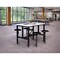 Regency Endure Standing Height Collaborative Table & Chair Set with 4 Pull-Out Stools, White Dry Erase Top 9004-WHT-DVN - alternate 7