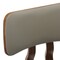Leisuremod Modern Wooden Dining Chair, Walnut Color Frame in Light Grey, Clivo Collection CDWN-18LGR - alternate 6