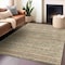 Homeroots 8' X 10' Beige Striped Washable Indoor Outdoor Area Rug 607953 - alternate 3