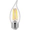Signify Ultra Definition 60W Equivalent Soft White BA11 Medium LED Decorative Light Bulb, 3PK 566695 - alternate 2