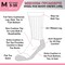 Railroad Sock Unisex Crew Socks, 70% Cotton, 20% Nylon, 10% Acrylic, White, 5-10 W; 4 Pair-7.5 M, 1 PR 624 - alternate 2