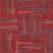 Homeroots 9' X 12' Red And Brown Geometric Washable Indoor Outdoor Area Rug 598302 - alternate 5