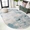 Jonathan Y Contemporary POP Modern Abstract Vintage Cream/Blue 5 ft. x 8 ft. Oval Area Rug CTP104A-5OV - alternate 1