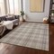 Homeroots 8' X 10' Beige Ivory And Green Plaid Washable Indoor Outdoor Area Rug 597078 - alternate 3