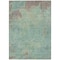 Homeroots 9' X 12' Pale Aqua And Taupe Abstract Washable Indoor Outdoor Area Rug 618458 - alternate 6