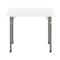 Flash Furniture Paige 24x24 Kid's Granite White Plastic Folding Table with Locking Legs RB-2424-KID-WH-GG - alternate 5