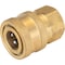 Milton Quick Coupler, Female Straight Thru, 1/4 in PWA003 - alternate 1